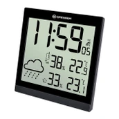 Цифровая метеостанция Bresser TemeoTrend JC LCD с радиоуправлением (черная) (73267)