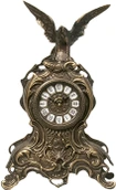 Проекционные часы Virtus TABLE CLOCK D.JUAN SM. EAGLE ANTIQUE BRONZE