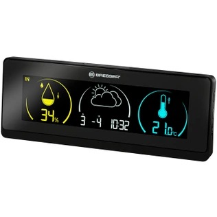 Цифровая метеостанция Bresser Temeo Life с цветным дисплеем (черная) (73279)