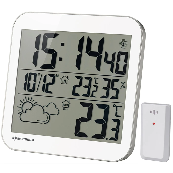Часы без проекции Bresser MyTime LCD (белые)