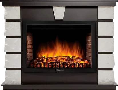 Электрокамин Electrolux EFP/P-3020LS с порталом Firelight Excalibur белый