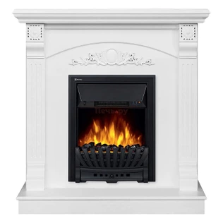 Электрокамин Electrolux EFP/P-1020LS с порталом Firelight Barocco Classic белый