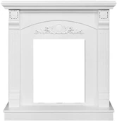 Электрокамин Electrolux EFP/P-1020LS с порталом Firelight Barocco Classic белый фото#2