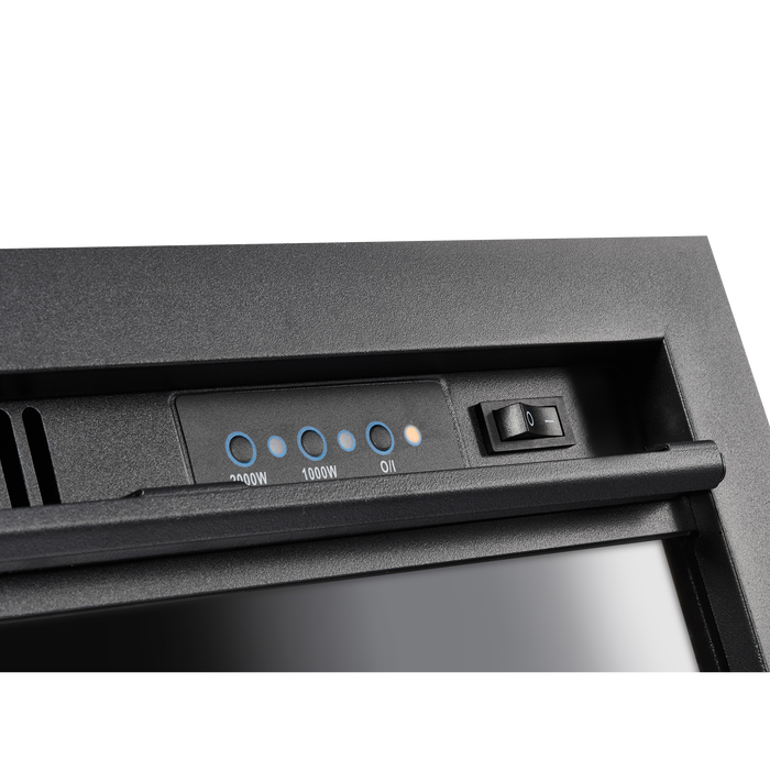 Электрокамин Electrolux EFP/P-2520LS с порталом Firelight Scala 25 сланец скалистый белый шпон белый дуб фото#4