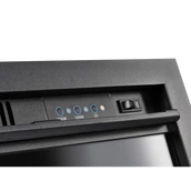 Электрокамин Electrolux EFP/P-2520LS с порталом Firelight Scala 25 сланец скалистый белый шпон белый дуб фото#4