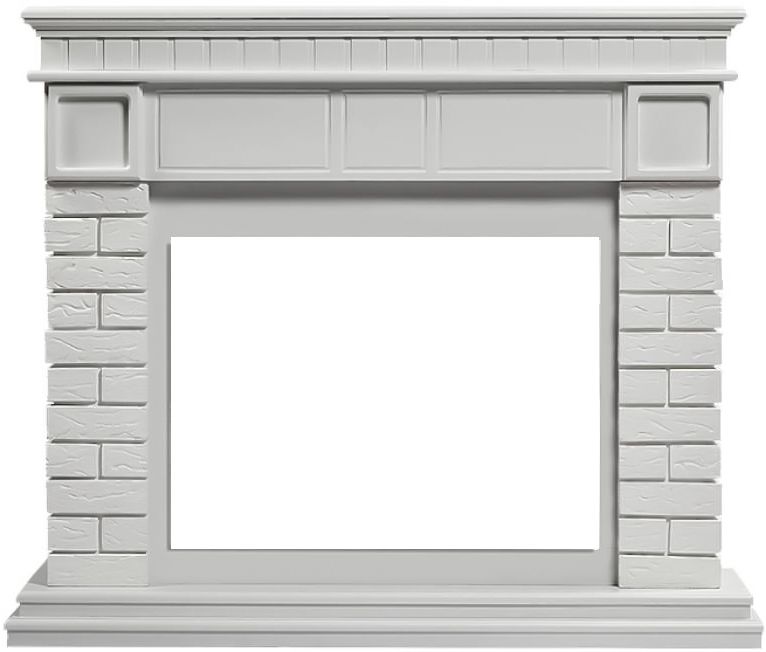 Электрокамин Electrolux EFP/P-2520LS с порталом Firelight Bricks 25 камень белый, белая эмаль фото#2
