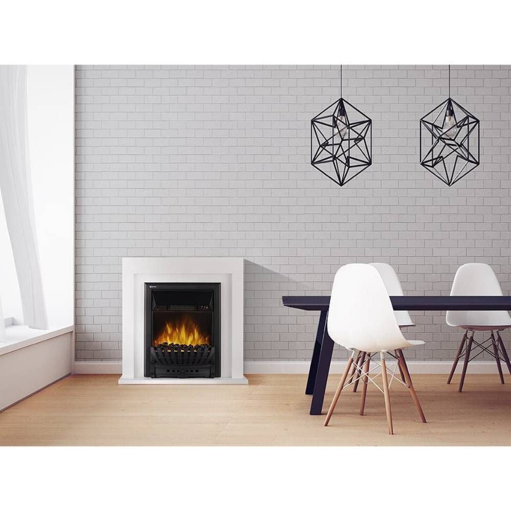Электрокамин Electrolux EFP/P-1020LS с порталом Firelight Simple Classic белый мрамор фото#3