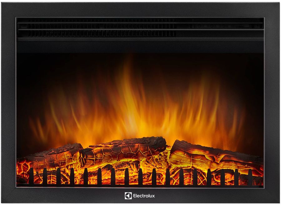 Электрокамин Electrolux EFP/P-2520LS с порталом Firelight Bricks 25 камень белый, белая эмаль фото#3