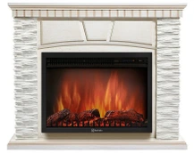 Электрокамин Electrolux EFP/P-3020LS с порталом Firelight Porto 30 сланец белый/ белёный дуб