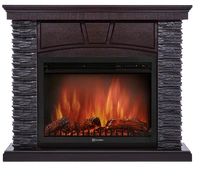 Электрокамин Electrolux EFP/P-3020LS с порталом Firelight Porto 30 сланец черный, венге