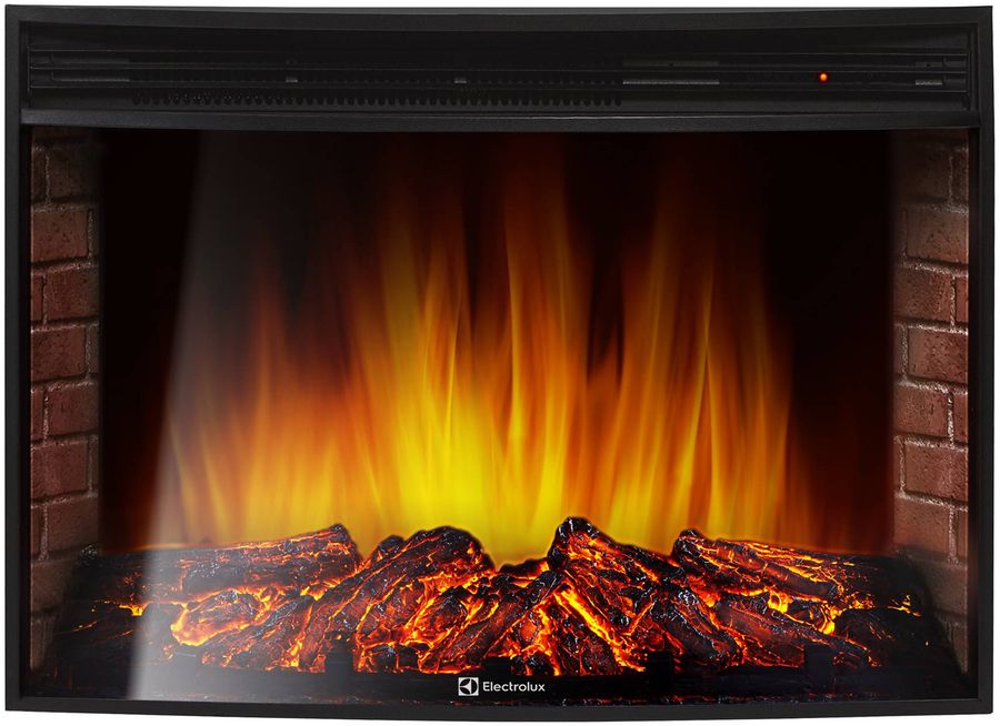 Электрокамин Electrolux EFP/P-3320RLS с порталом Firelight Porto 30 сланец белый/ белёный дуб фото#3