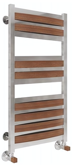 Водяной полотенцесушитель Benetto Legno Лацио 530x1026 (П11 5-3-3) фото#2