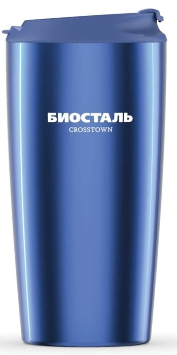 Термос Biostal Crosstown (0,5 л) синяя (NMS-500В)