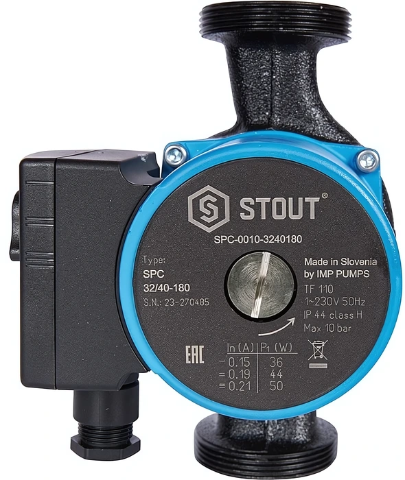 Насос для отопления STOUT 32/40-180 (SPC-0010-3240180)