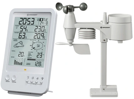 Цифровая метеостанция Bresser Метеостанция 5 в 1 белая (7002511) (74568)