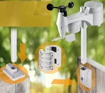 Цифровая метеостанция с радиодатчиком Bresser ClearView 7 в 1 Wi-Fi (77142) фото#7