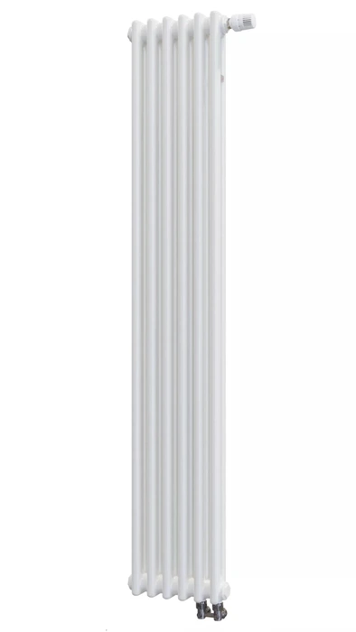 Стальной трубчатый радиатор 2-колончатый Zehnder Charleston Completto 2180/06/V001/RAL 9016