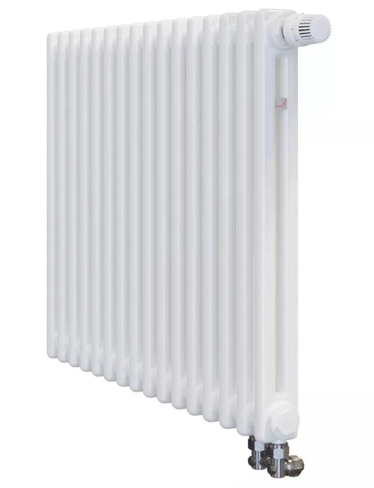 Стальной трубчатый радиатор 2-колончатый Zehnder Charleston Completto 2056/16/V001/RAL 9016