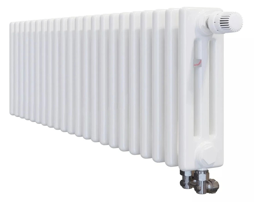 Стальной трубчатый радиатор 3-колончатый Zehnder Charleston Completto 3037/22/V001/RAL 9016