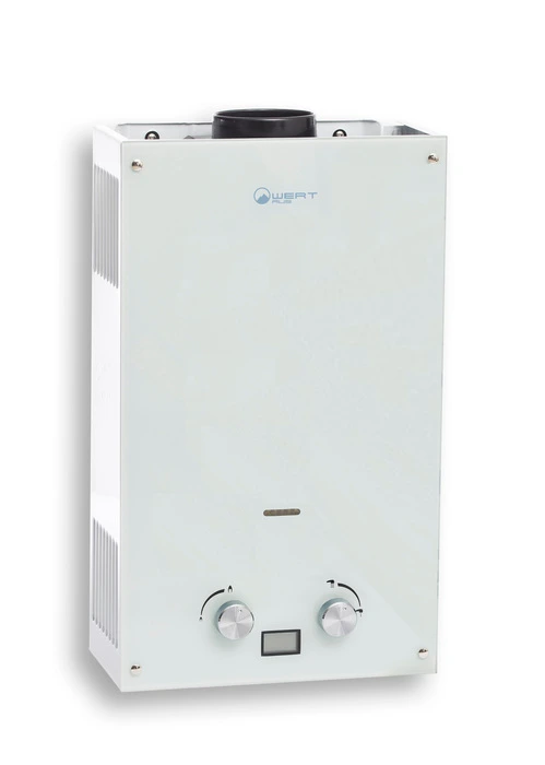Газовый проточный водонагреватель WERTRUS 10EG WHITE GLASS (Wert Rus)
