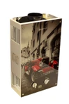 Газовый проточный водонагреватель WERTRUS 10EG RED GLASS (Wert Rus)