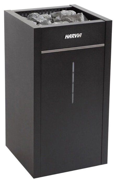 Электрическая печь HARVIA Virta Combi Auto HL90SA Black с парогенератором, 9.0 кВт+2.0 кВт (без пульта управления Griffin в комплекте)