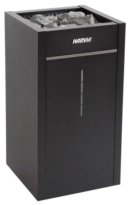 Электрическая печь HARVIA Virta Combi Auto HL70SA Black с парогенератором, 6.8 кВт+2.0 кВт (без пульта управления Griffin в комплекте)
