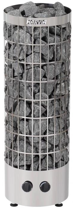 Электрическая печь HARVIA Cilindro PC70 Steel со встроенным пультом