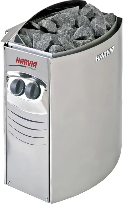 Электрическая печь HARVIA Vega BC60 Steel со встроенным пультом