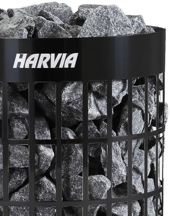 Электрическая печь HARVIA Cilindro PC100E/135E Black Steel фото#2