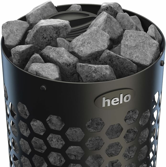 Электрическая печь Helo PICCOLO 30 BWT Pure 2.0 (3 кВт, п/у Pure 2.0 в комплекте, пассивный пароген, черный, 230V1N) фото#2