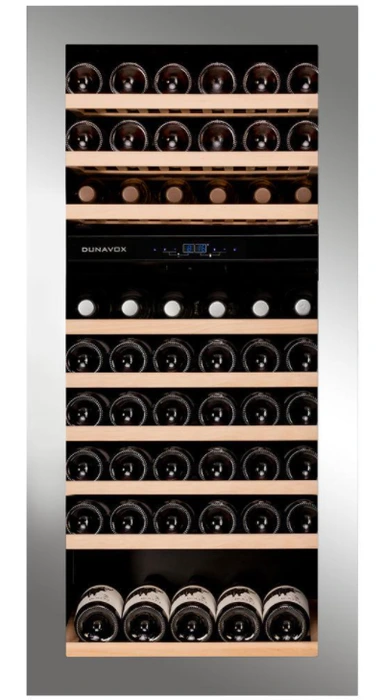 Встраиваемый винный шкаф Dunavox DAVG-72.185DSS.TO