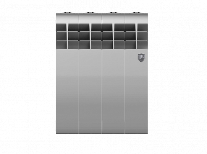 Биметаллический радиатор Royal Thermo Biliner 350 Silver Satin 4 секц. фото#2