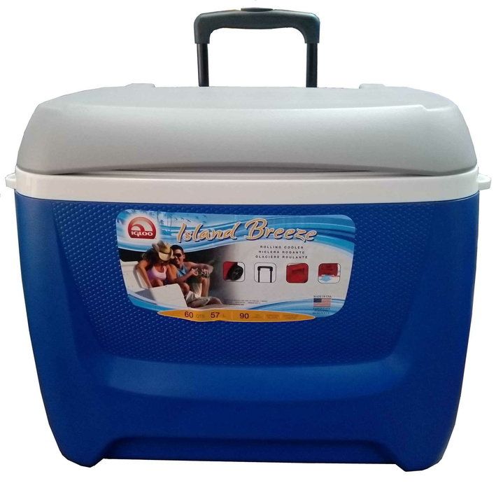 Термоконтейнер Igloo Island Breeze 60 Roller blue фото#2