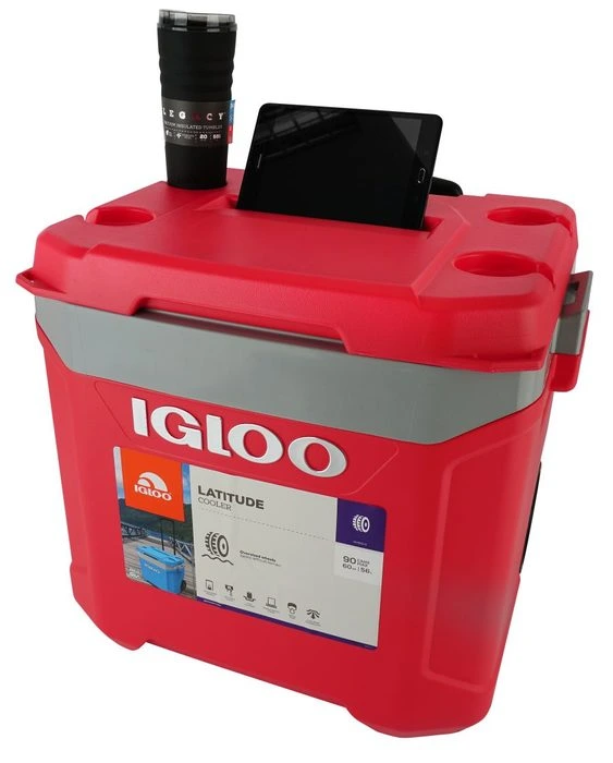Термоконтейнер Igloo Latitude 60 QT Roller red
