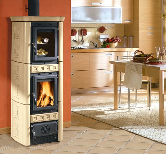 Дровяная печь La Nordica Gaia Forno PE (бежевый) фото#3
