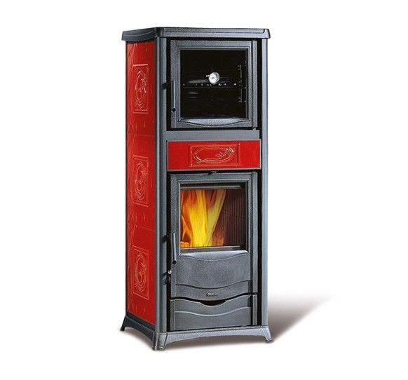 Дровяная печь La Nordica Rossella Plus Forno EVO Liberty BO (бордовый)