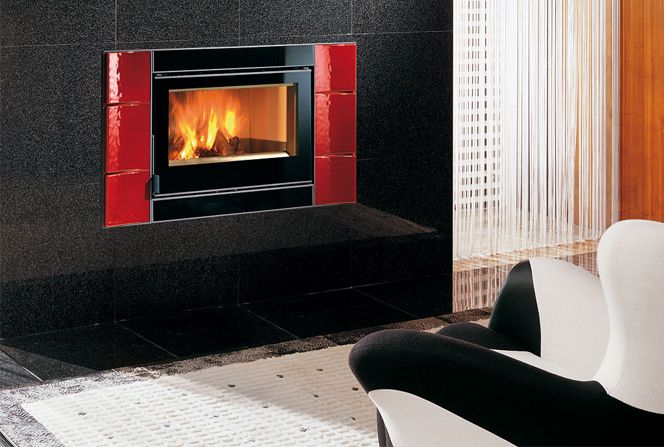Фронтальная дровяная топка La Nordica Inserto 80 Crystal evo Ventilato фото#2