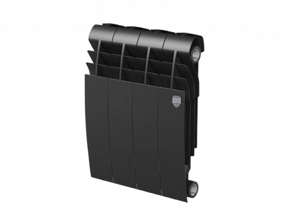 Биметаллический радиатор Royal Thermo Biliner 350 VD 4 секц. Noir Sable