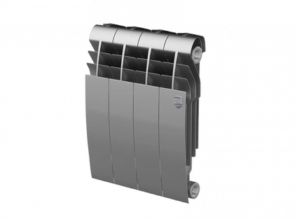 Биметаллический радиатор Royal Thermo Biliner 350 VD 4 секц. Silver Satin