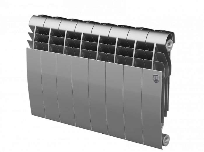 Биметаллический радиатор Royal Thermo Biliner 350 VD 8 секц. Silver Satin