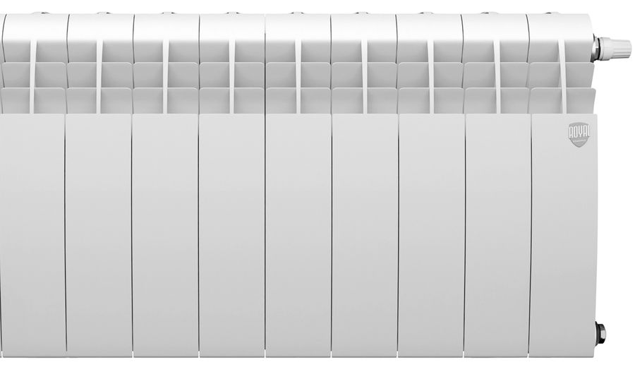 Биметаллический радиатор Royal Thermo Biliner 350 VD 6 секц. Bianco Traffico фото#2