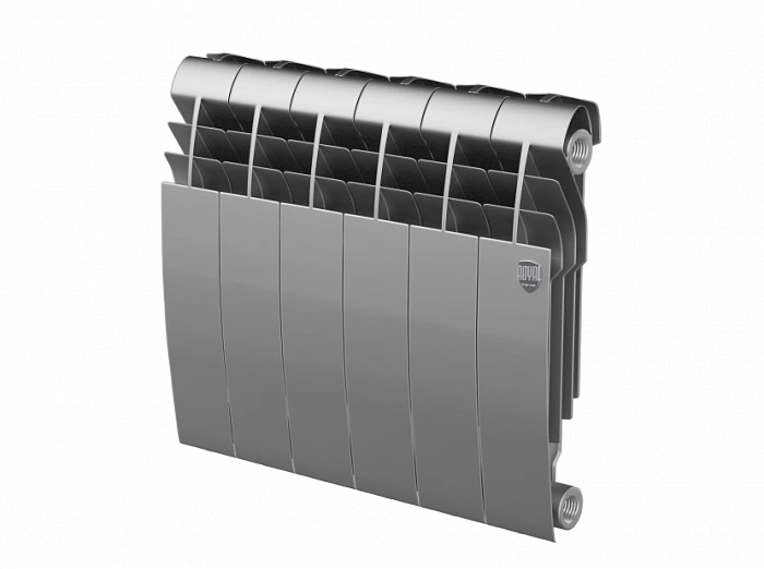 Биметаллический радиатор Royal Thermo Biliner 350 VD 6 секц. Silver Satin