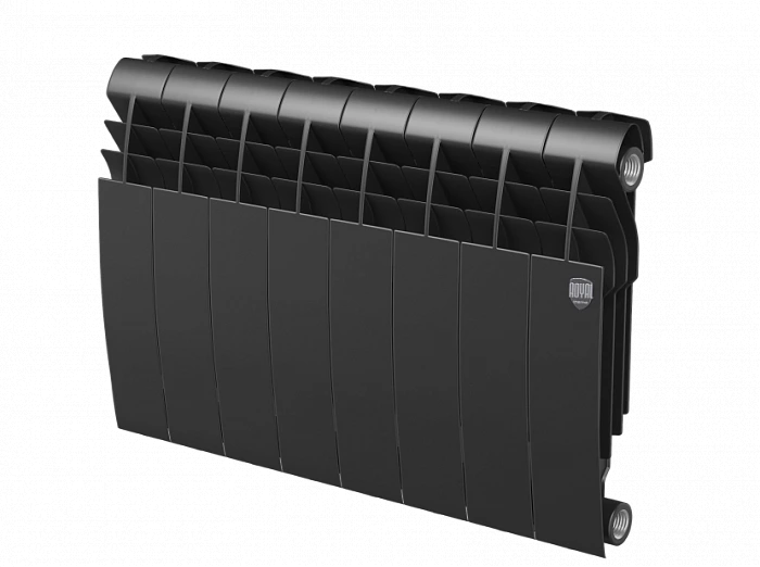 Биметаллический радиатор Royal Thermo Biliner 350 VD 8 секц. Noir Sable