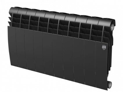 Биметаллический радиатор Royal Thermo Biliner 350 VD 10 секц. Noir Sable
