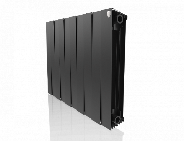 Биметаллический радиатор Royal Thermo Pianoforte 500 VDR80 10 секц. Noir Sable