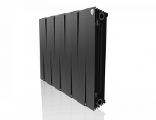 Биметаллический радиатор Royal Thermo Pianoforte 500 VDR80 10 секц. Noir Sable