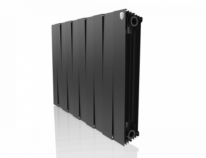 Биметаллический радиатор Royal Thermo Pianoforte 500 VDR80 10 секц. Noir Sable