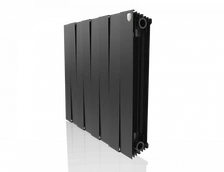 Биметаллический радиатор Royal Thermo Pianoforte 500 VDR80 8 секц. Noir Sable