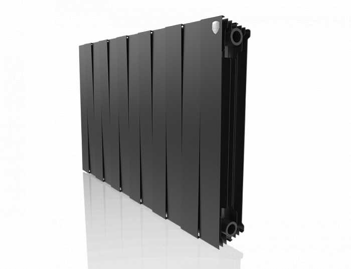 Биметаллический радиатор Royal Thermo Pianoforte 500 VDR80 12 секц. Noir Sable